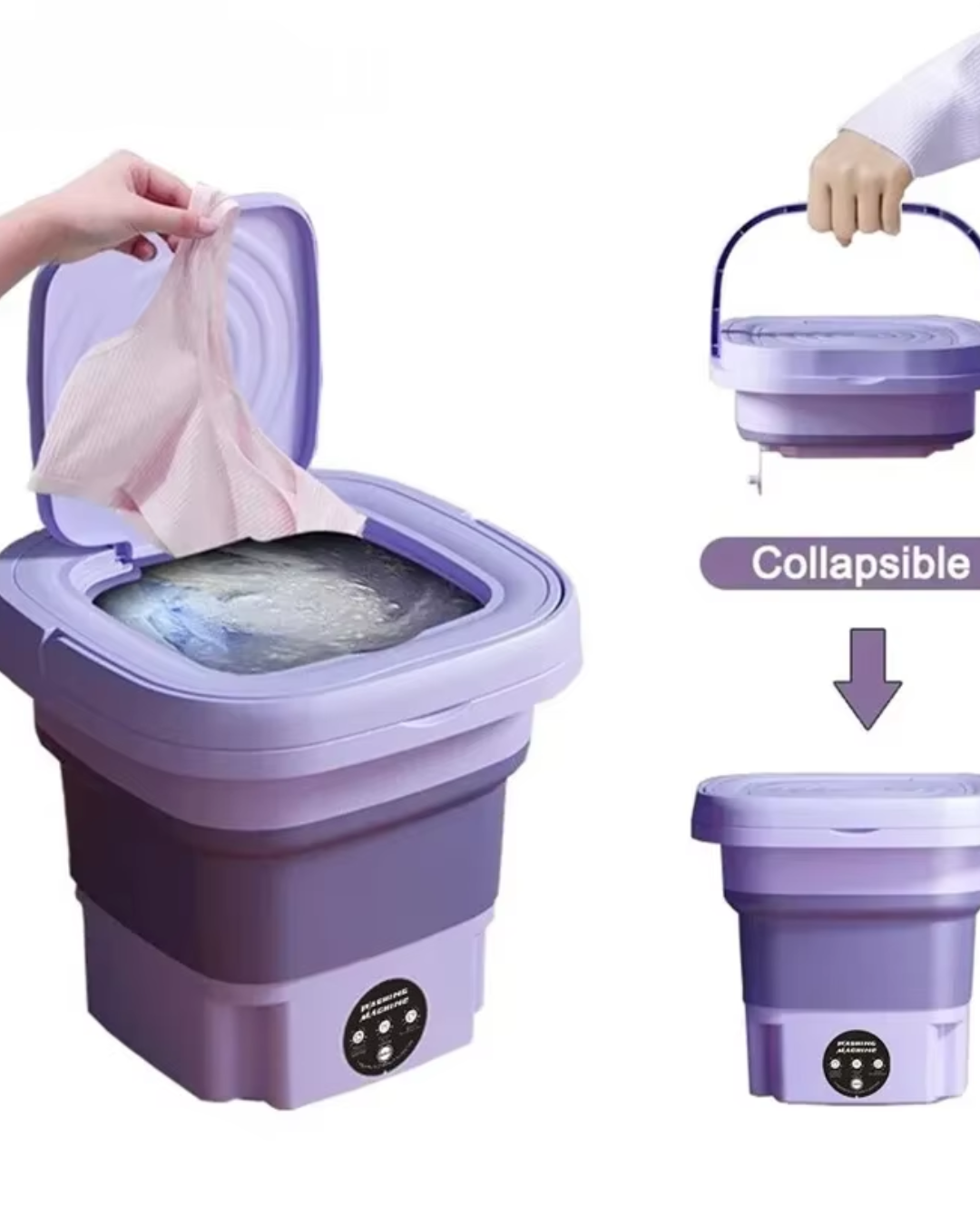 Mini Lavadora plegable pequeña portátil 8L